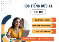 Khóa học tiếng Đức A1 Online – Học nhanh, dễ hiểu, lộ trình chuẩn