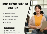 Khóa học tiếng Đức B1 Online – Học linh hoạt, đạt chuẩn Châu Âu
